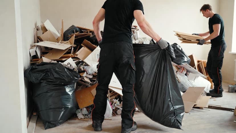 Куча мусора в квартире