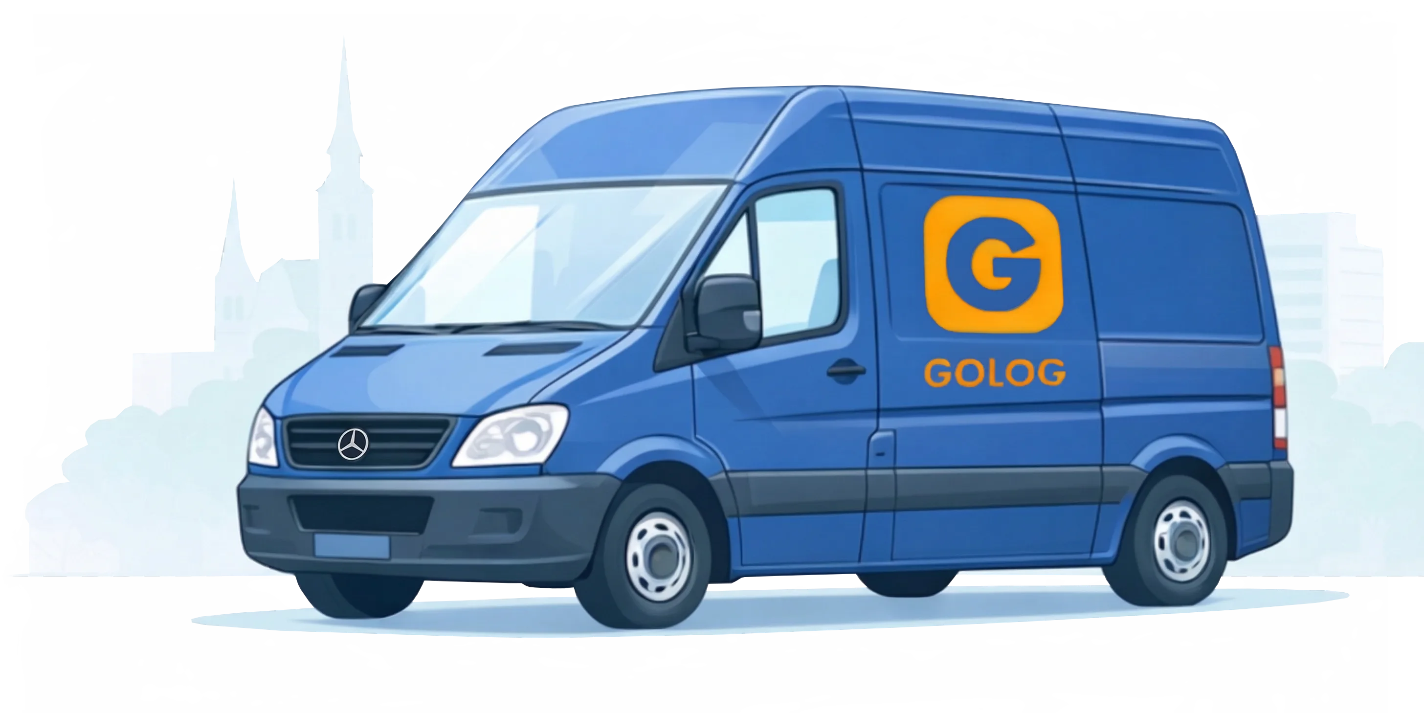 GOLOG moving van in Tallinn
